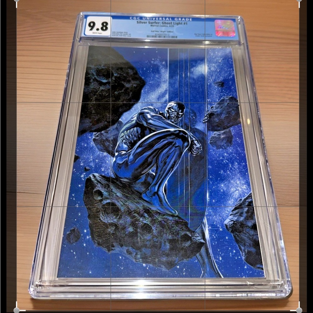 Silver Surfer Comic CGC 9.8 - Ghost Light #1    Perfect gift for the Marvel Fan!